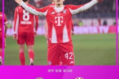 欧洲足球疯狂夜：2-2，2-1拜仁主场爆冷！国米三连胜领跑意甲！