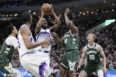 字母哥27+9+8库兹马18分 乔治空砍22分雄鹿胜爵士