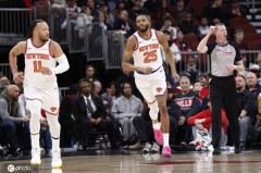 唐斯28+11布伦森19分 尼克斯送公牛9连败